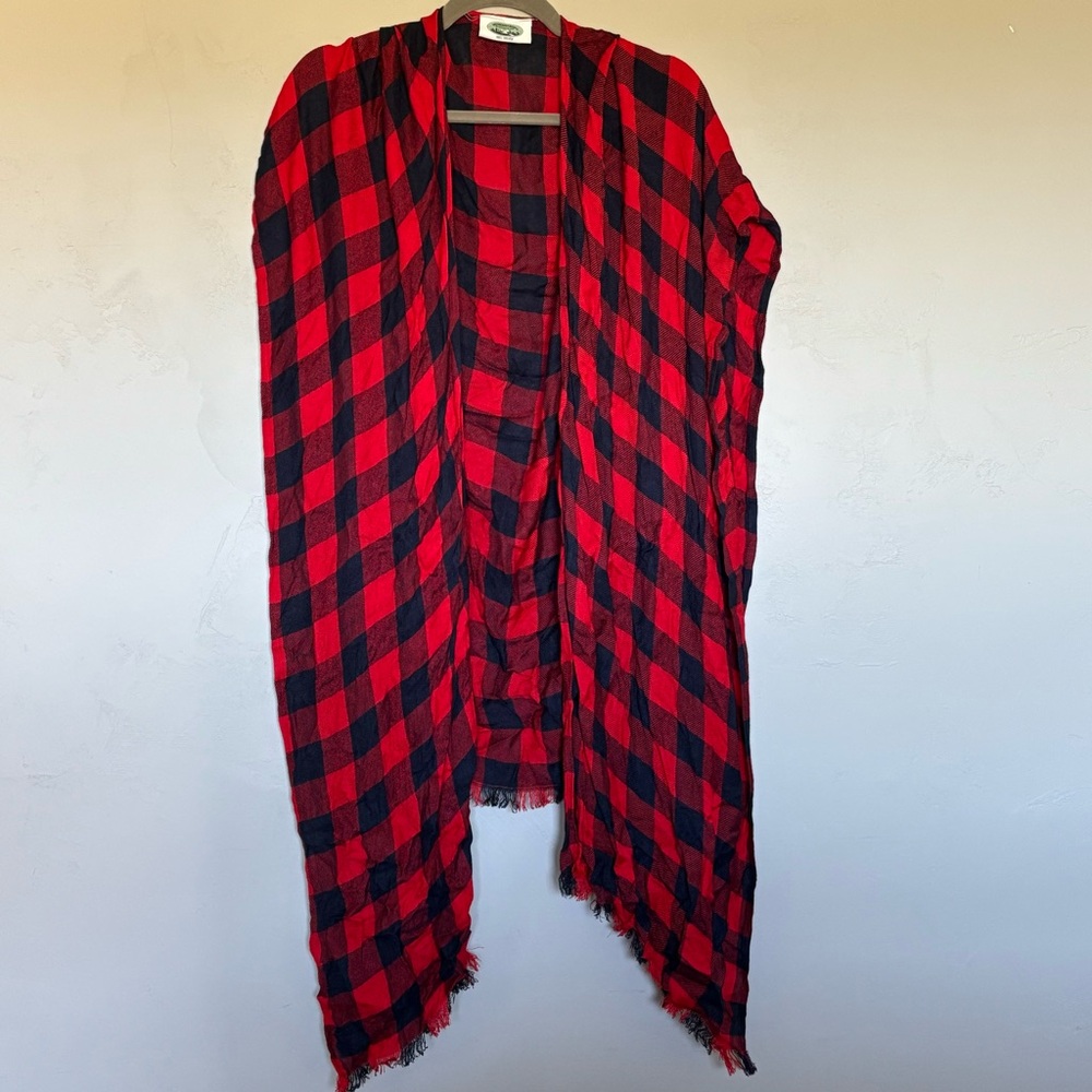 Woodland Creek Plaid Shawl